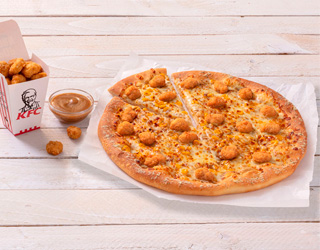 Une pizza en édition limitée signée Pizza Hut et KFC