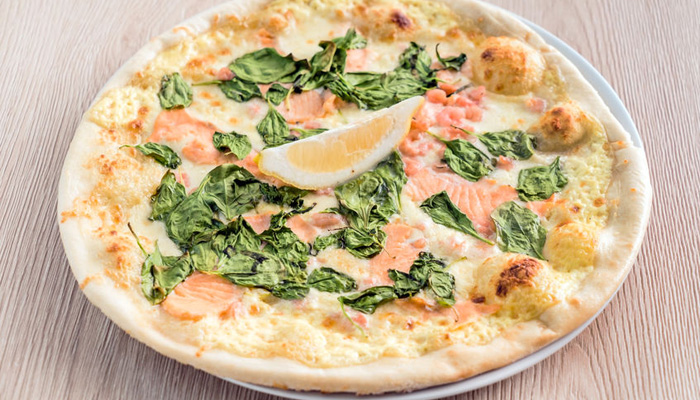 Recette Pizza au saumon frais