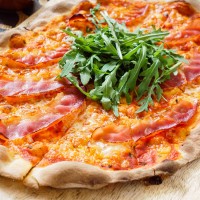 Pizza au Bacon