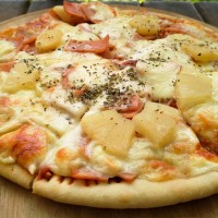 Pizza ensoleillée